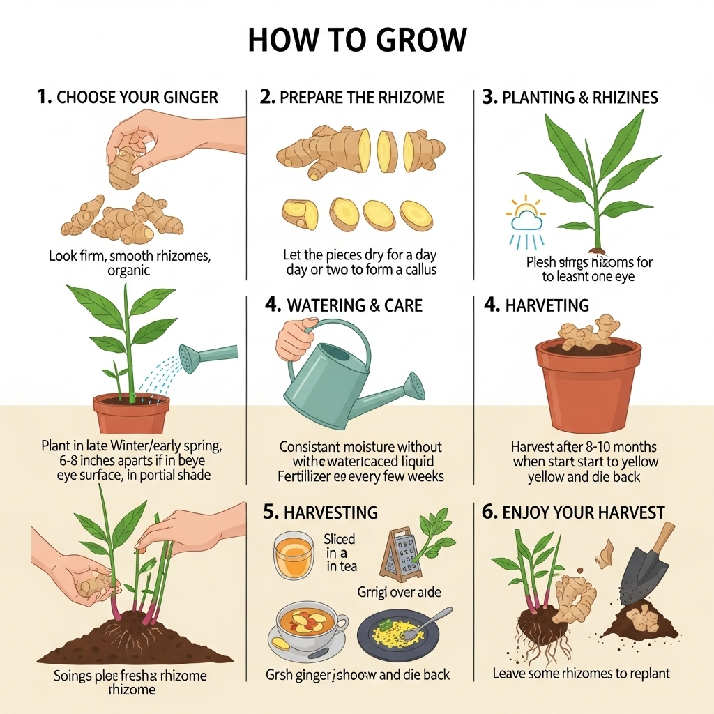How to grow Ginger Image view