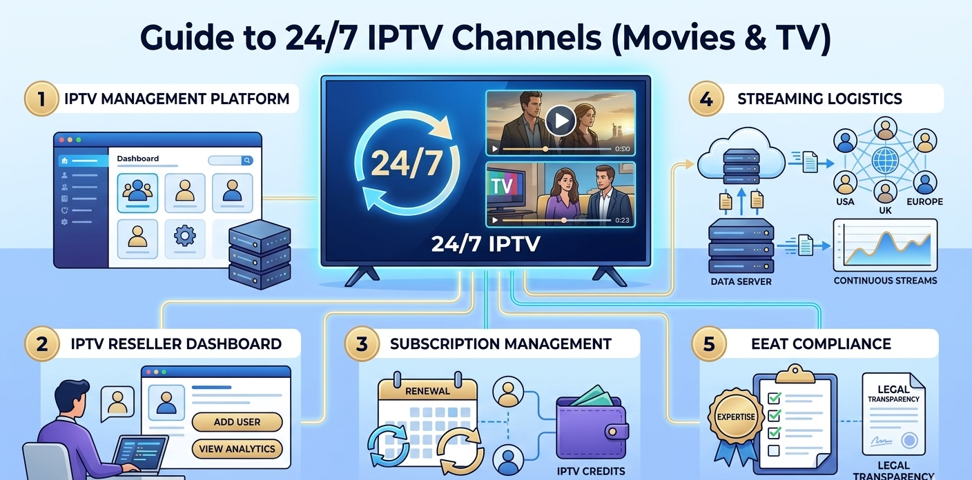 24/7 IPTV