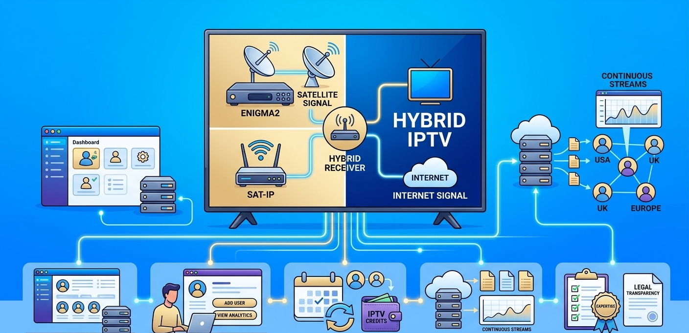 Hybrid IPTV