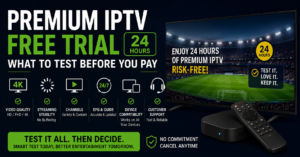 premium IPTV free trial 24 hours