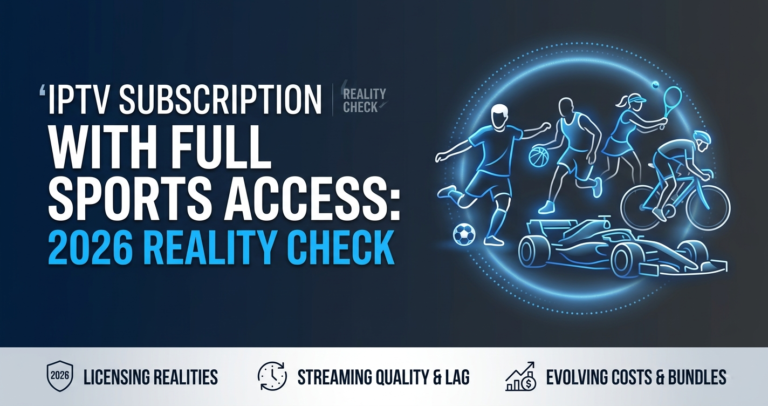 IPTV subscription with full sports access