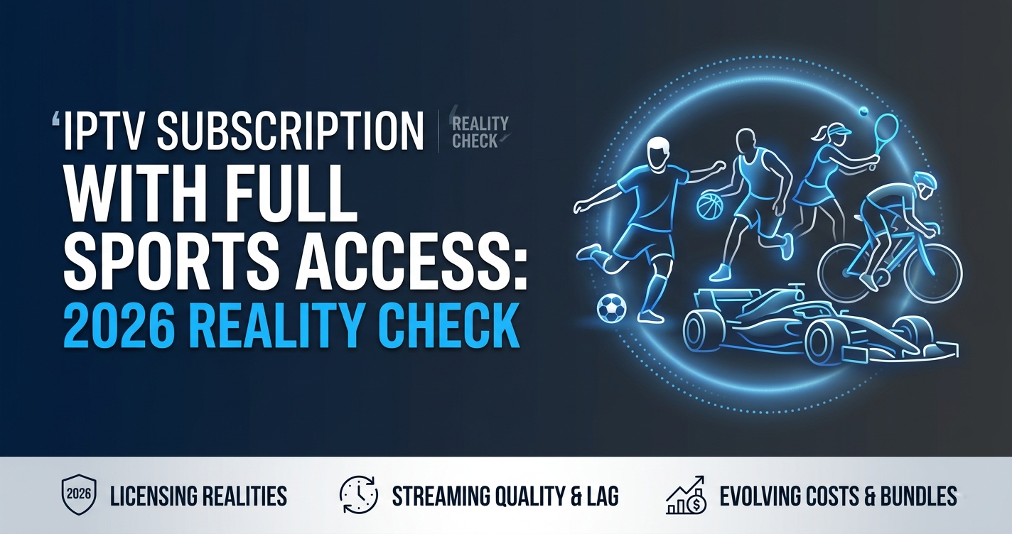 IPTV subscription with full sports access
