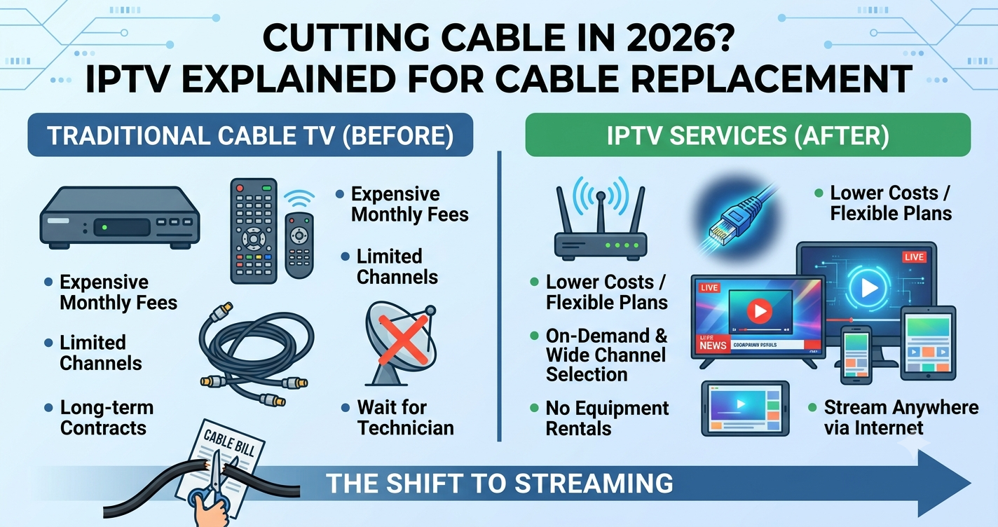 IPTV for cable replacement
