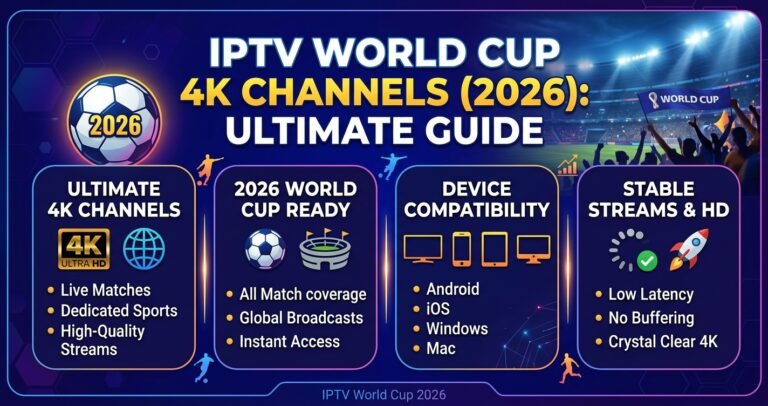 IPTV with World Cup 4K channels