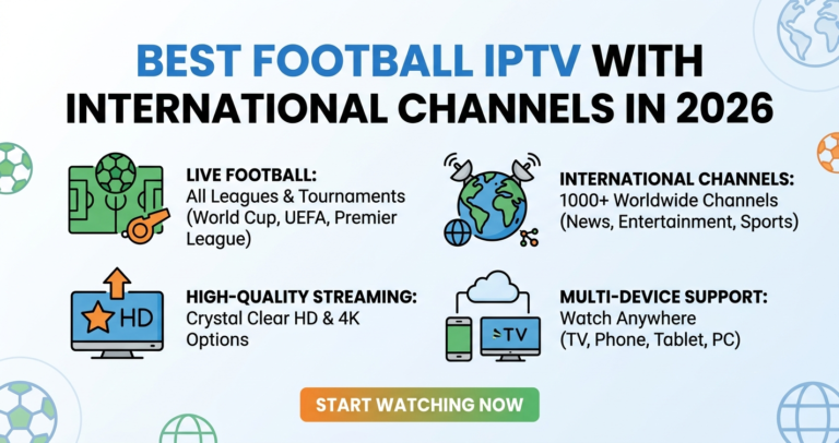 football IPTV with international channels