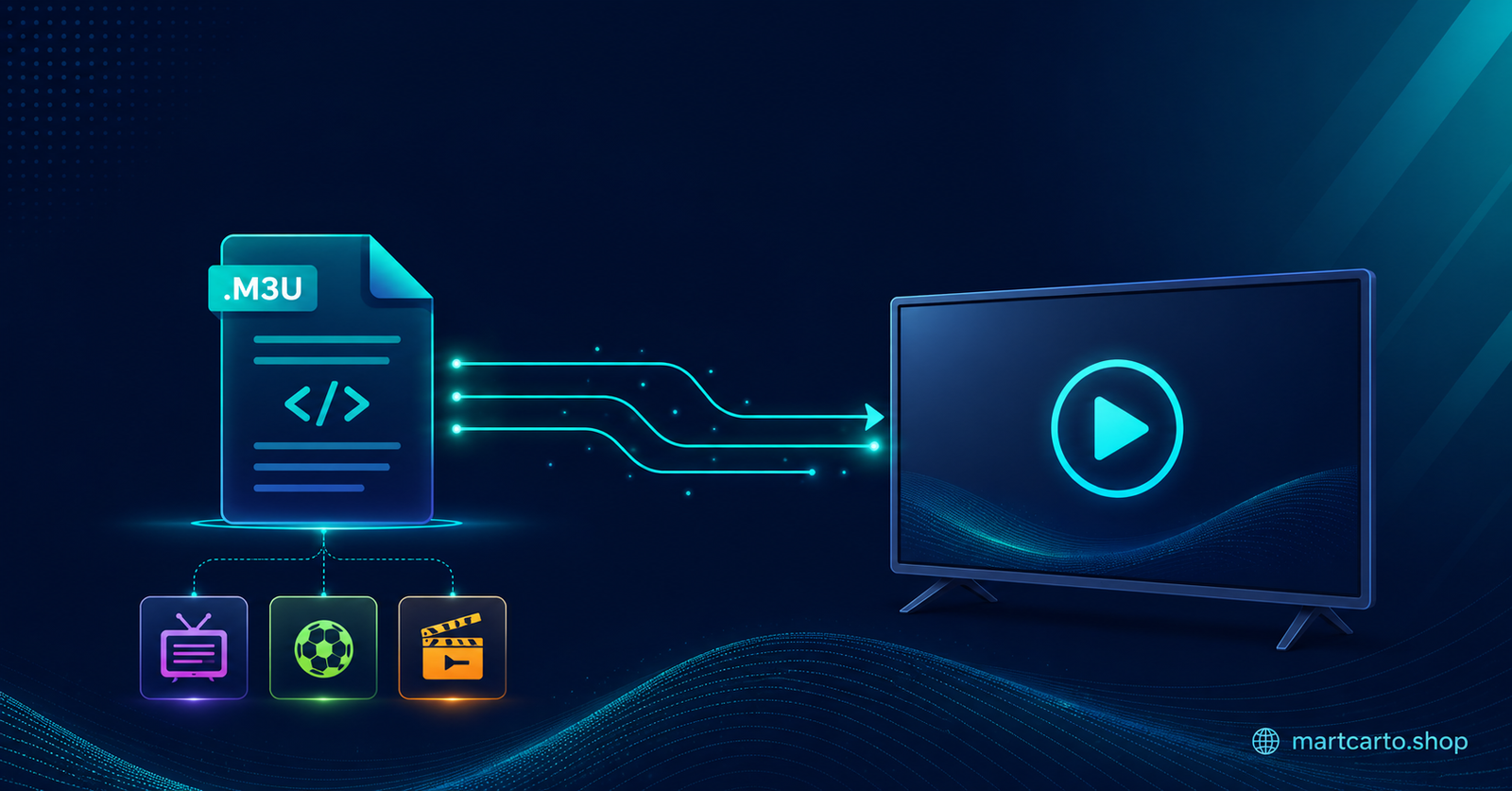 How an IPTV Playlist File Works