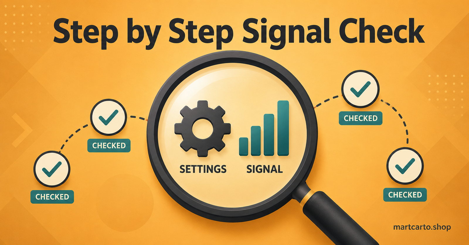 Step by Step Signal Check