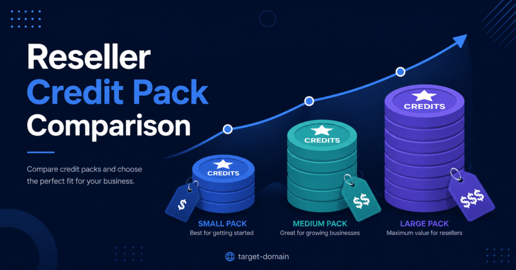 Reseller Credit Pack Comparison