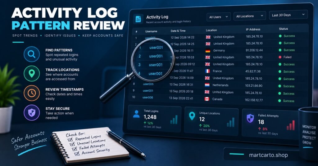 Activity Log Pattern Review