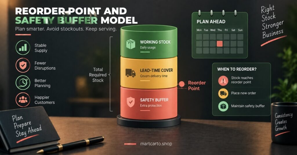 Reorder Point and Safety Buffer Model