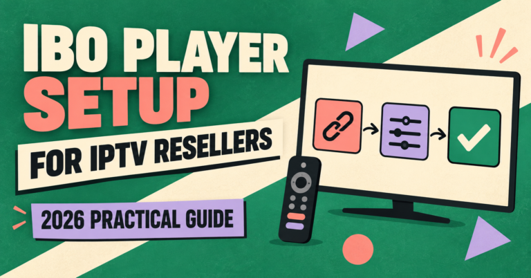 IBO Player Setup for IPTV Resellers