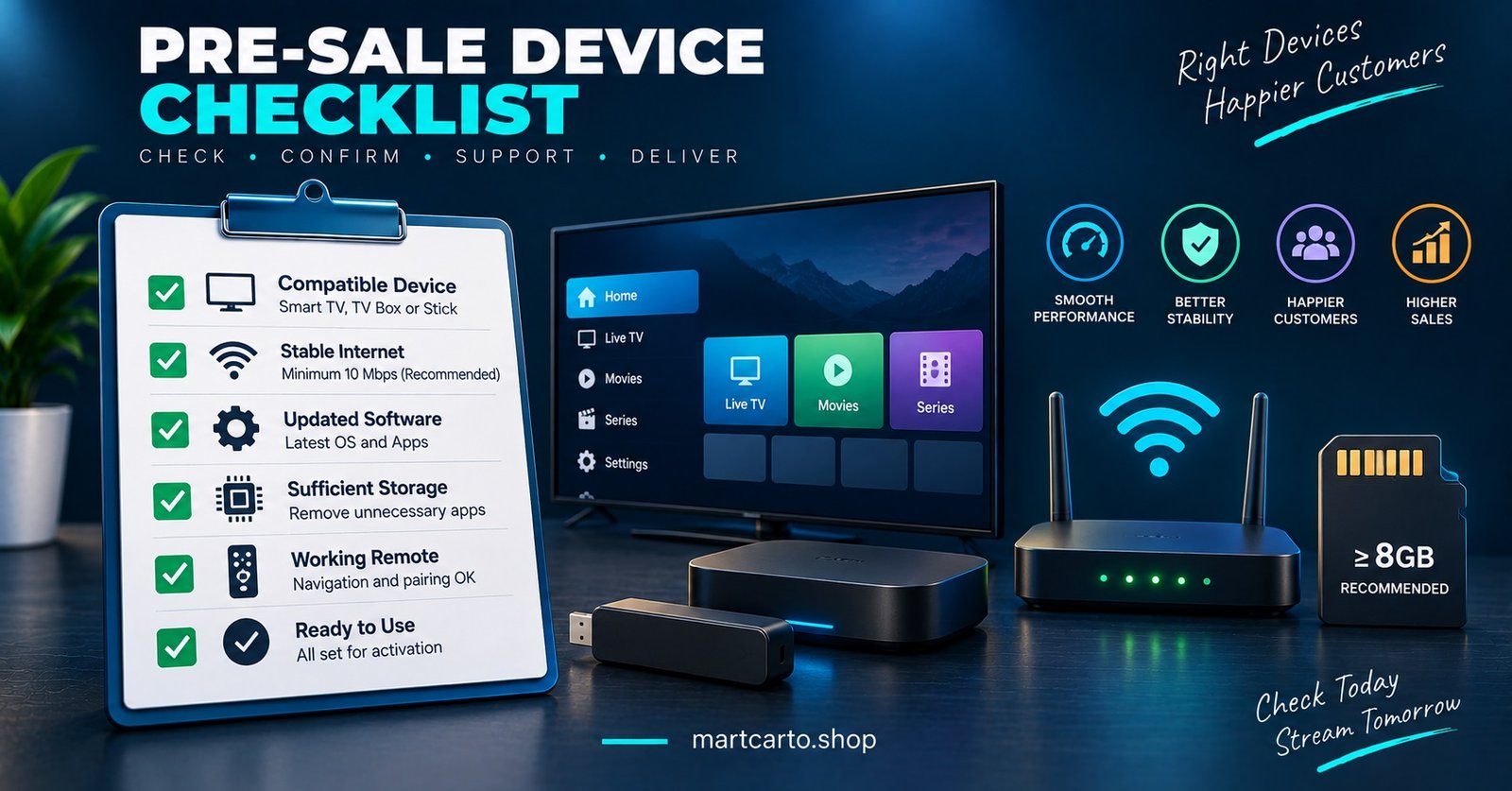 Pre-Sale Device Checklist Overview