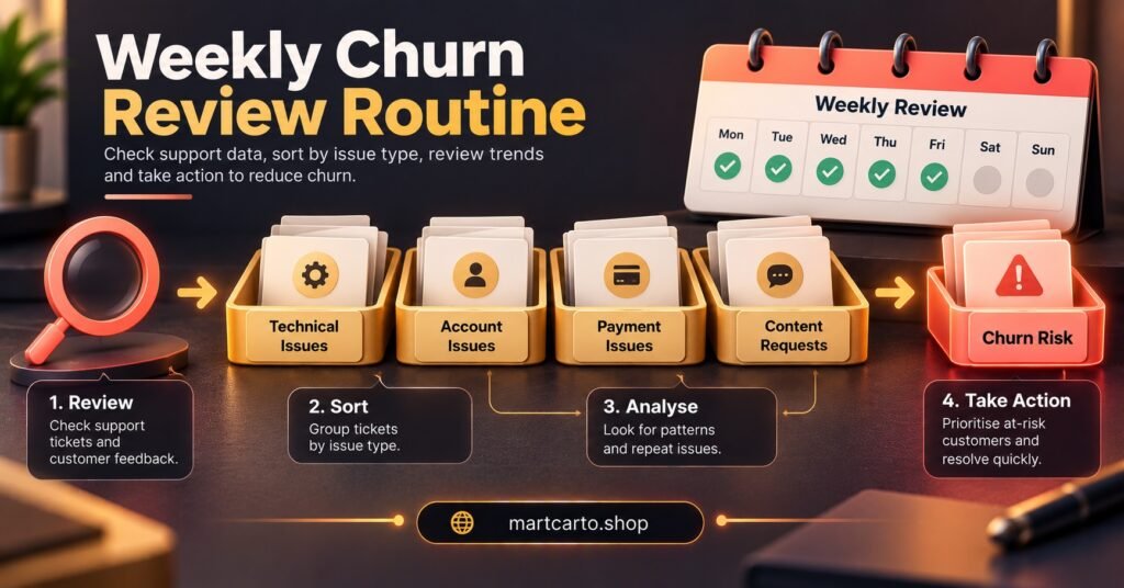 Weekly Churn Review Routine