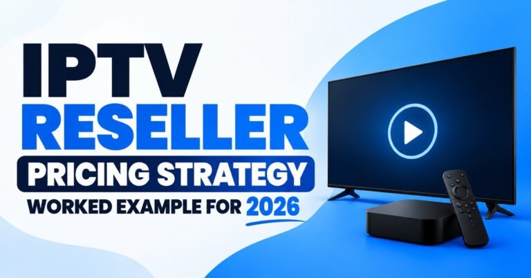 IPTV Reseller Pricing Strategy